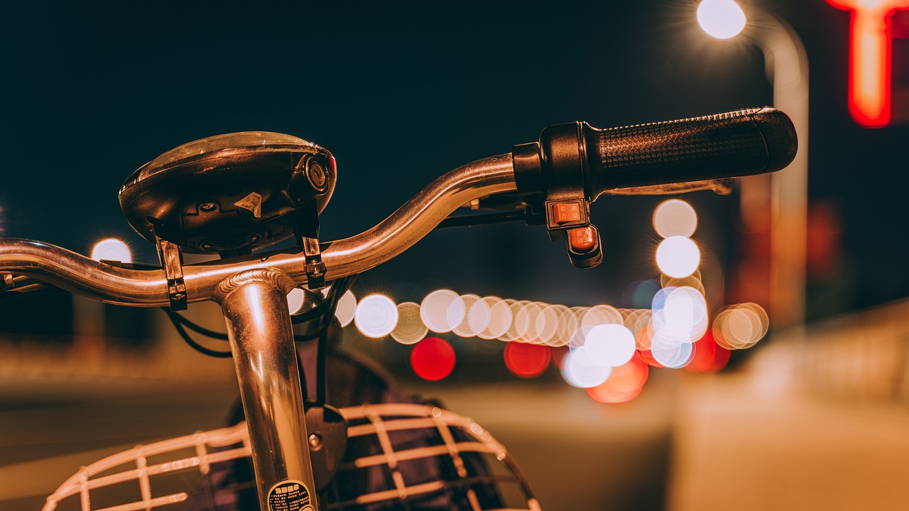 Photo by jcx516 bicycle, night, bokeh, bike, road, street, evening, closeup, bicycle, bicycle, bicycle, bicycle, bicycle, bike, bike, bike, bike